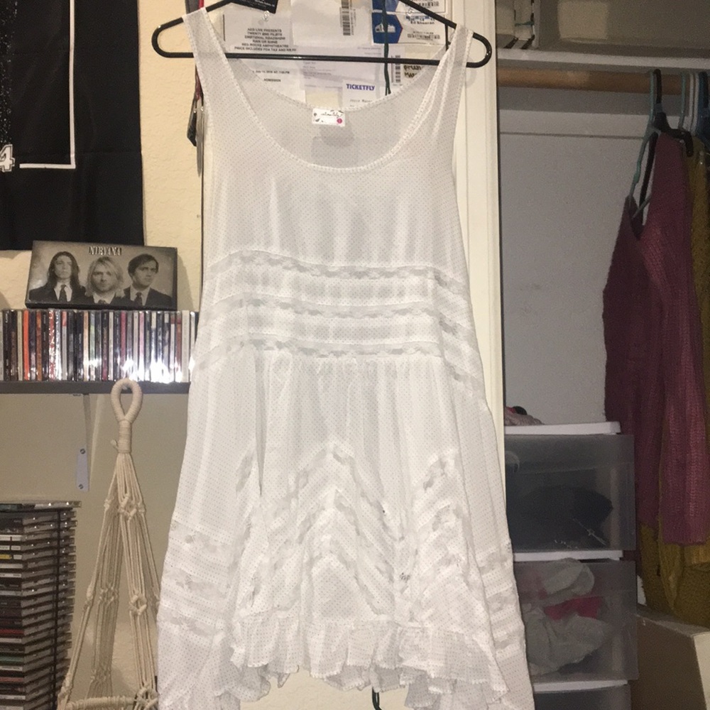 White Free People tunic dress